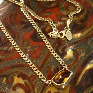 Dumanlı Kuvars Taşlı Kolye