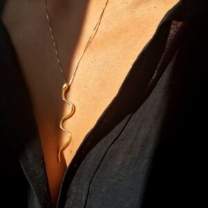 Golden Snake Kolye